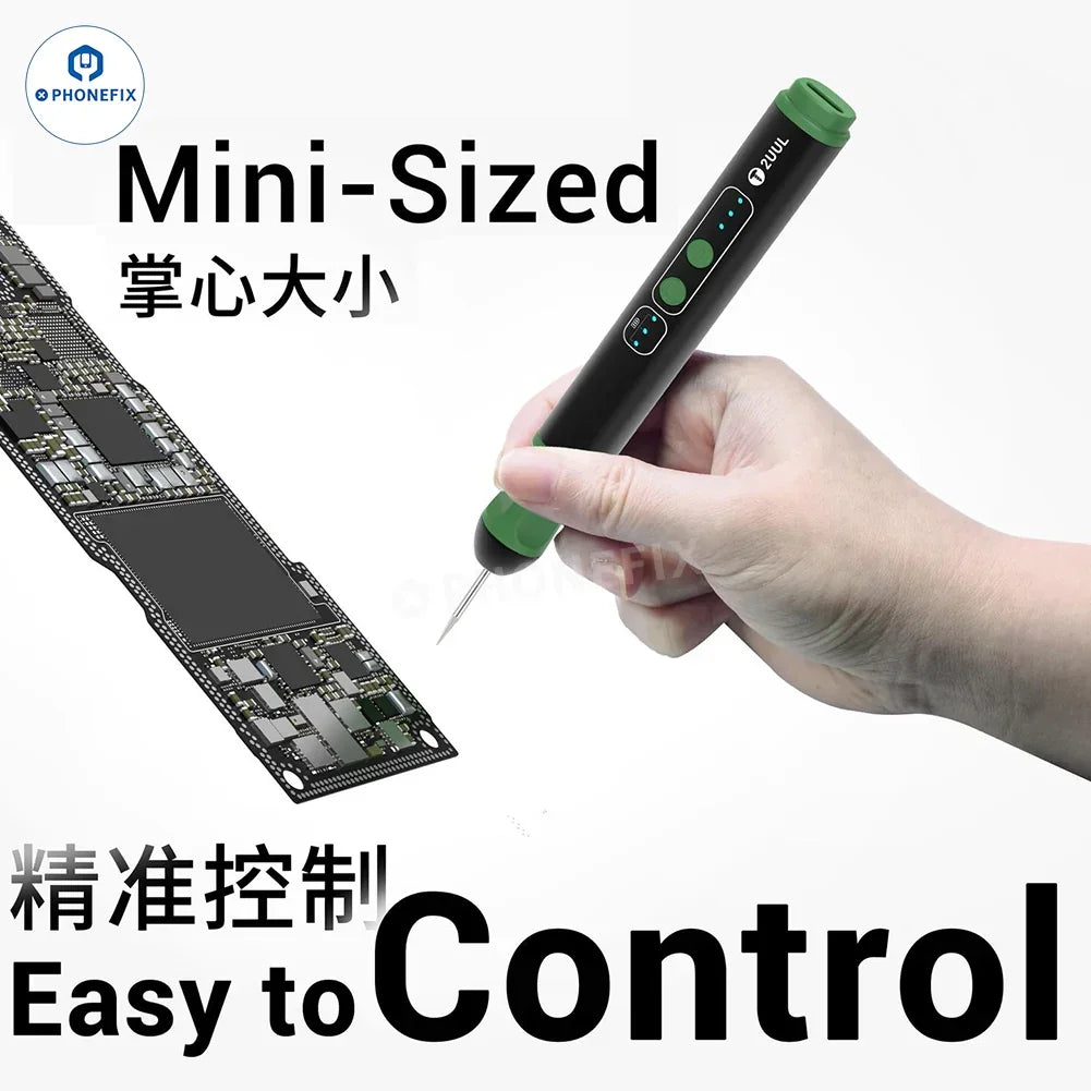 PhoneFix 2UUL CVT Grinder stepless speed control PCB IC grinding pen, compact electronic repair tool with precise grinding capabilities.