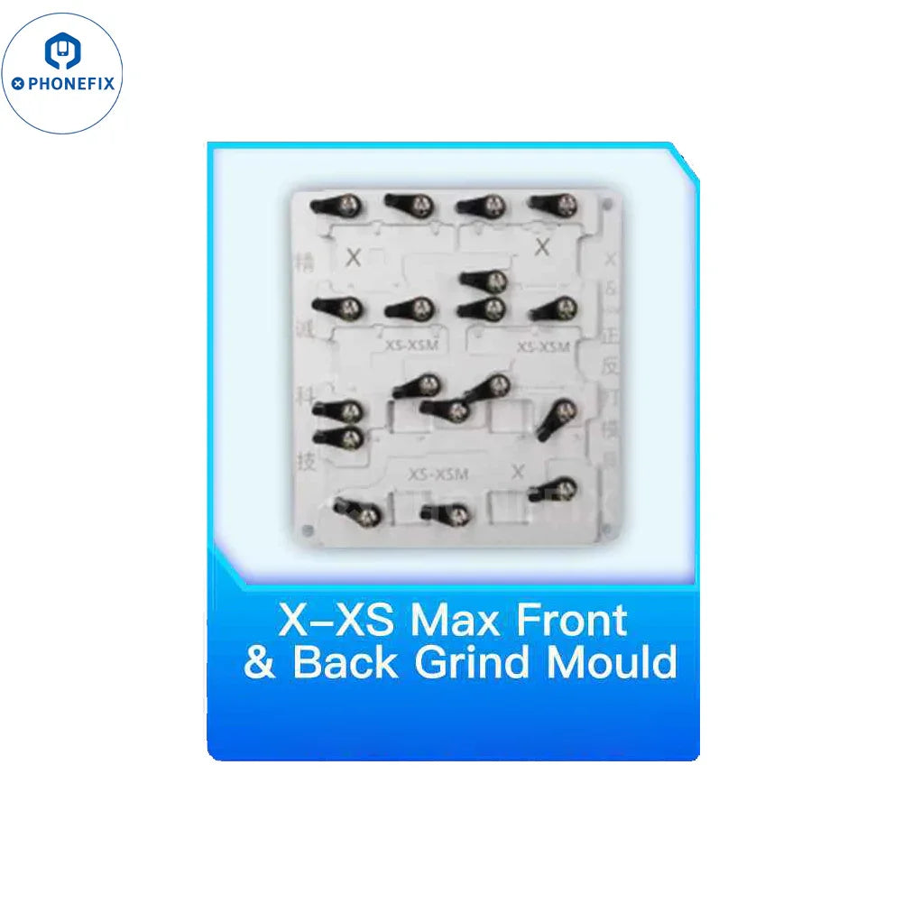 PHONEFIX JC CNC Grinder EM03 EM02 PCB grinding tool for iPhone repair, shown with grinding disk and compact design.