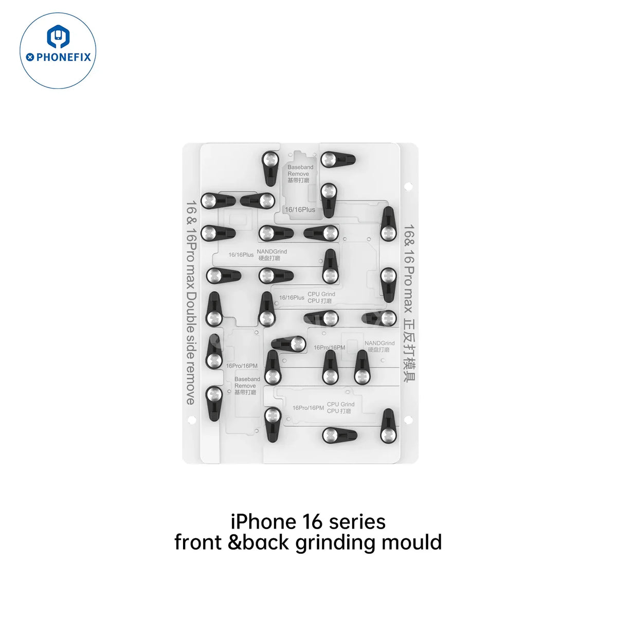 PHONEFIX JC CNC Grinder EM03 EM02 PCB grinding tool for iPhone PCB and IC repair, featuring precision grinding for electronics.