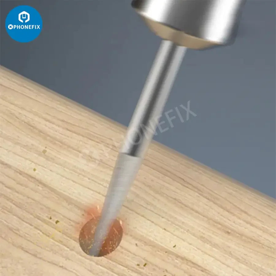 Phonefix MaAnt D1 USB grinding pen used for PCB engraving, featuring an intelligent design and rechargeable charging port.