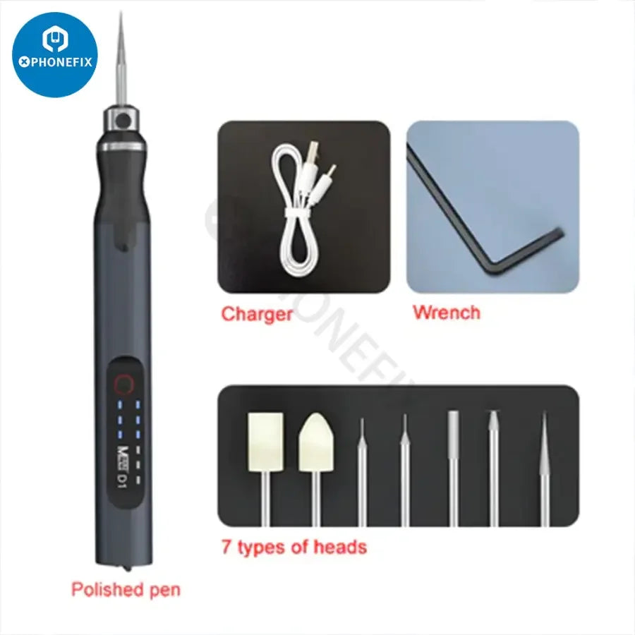 MaAnt D1 intelligent USB grinding pen for PCB engraving by PHONEFIX, compact and portable PCB grinding and engraving tool.