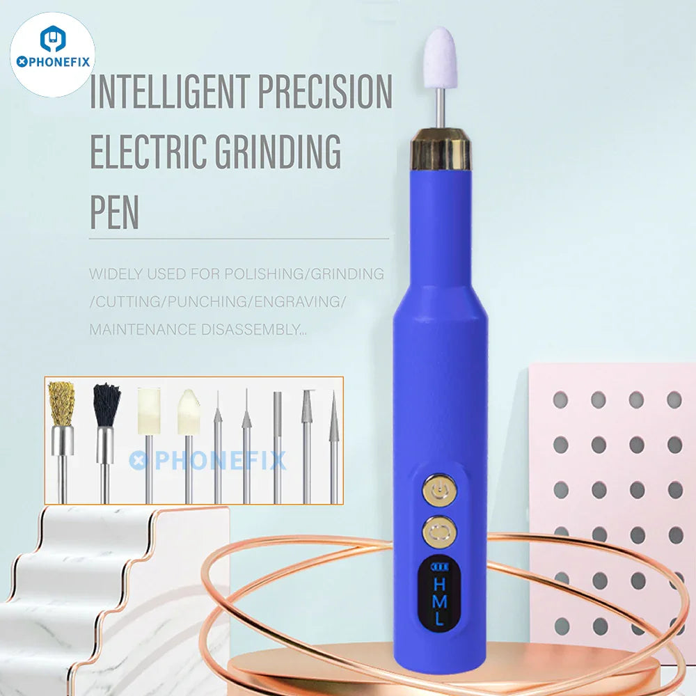 PHONEFIX HW-013 wireless charging grinding pen, PCB polishing and grinding tool with precision tip for electronic repairs