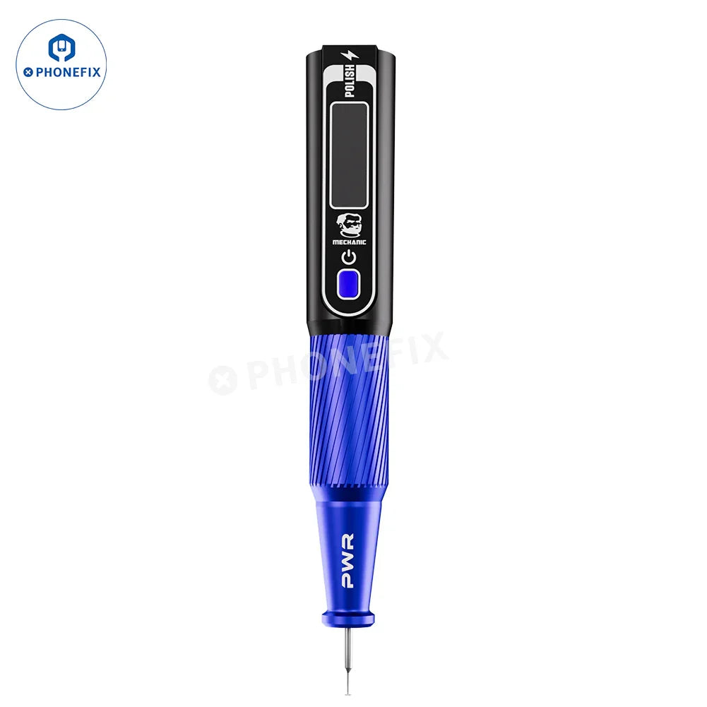 PhoneFix PWR Grinding Pen for polishing phone PCB, CPU, and IC components, ideal for precision electronic repair and PCB finishing.