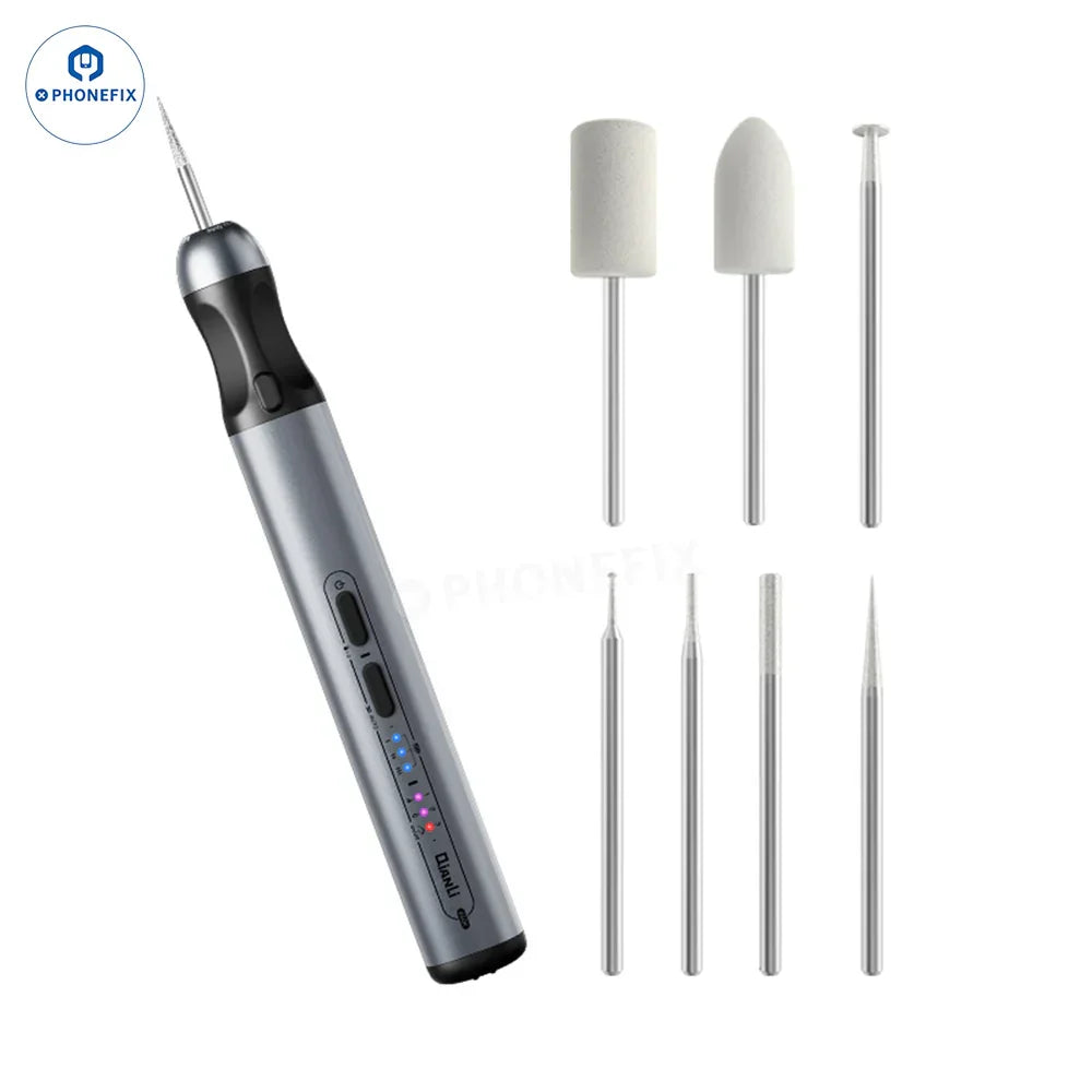 PhoneFix portable PCB engraving tool with rechargeable electric polishing and grinding pen for precise DIY electronic work.