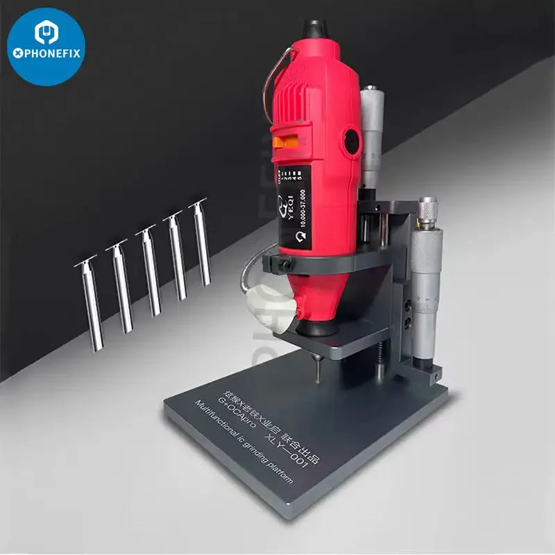 PHONEFIX G+OCA Pro XLY-001 camera ring screen IC grinding and polishing platform, PCB grinding tool for precise electronic repairs