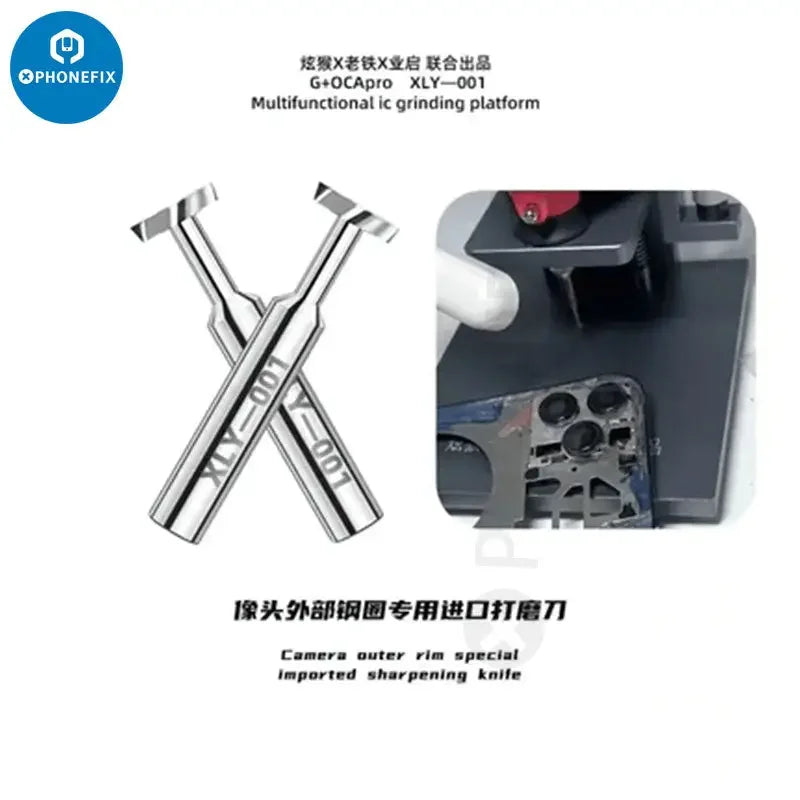 PHONEFIX G+OCA Pro XLY-001 camera ring screen IC grinding polish platform, PCB grinding tool for precise electronic component work