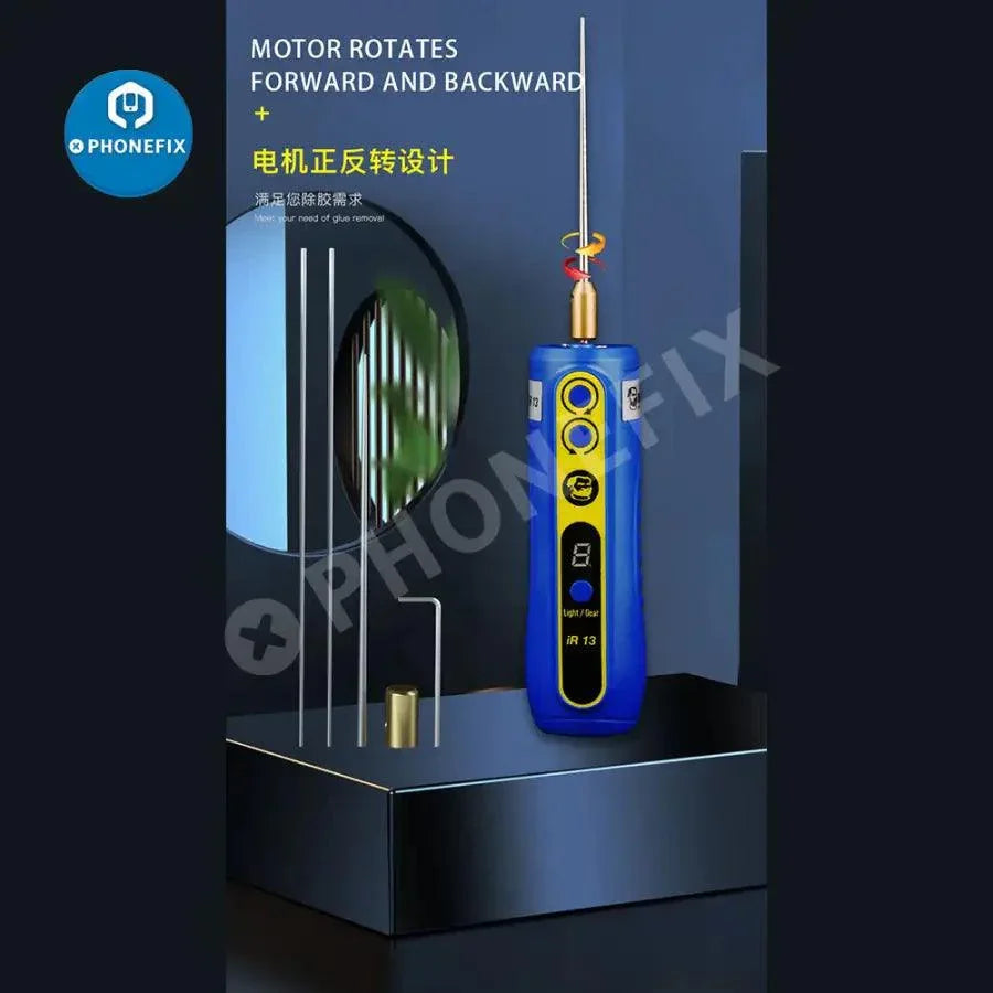 PHONEFIX Mechanic 6-in-1 PCB grinding and cutting tool for iR13 OCA glue cleaning and repair.