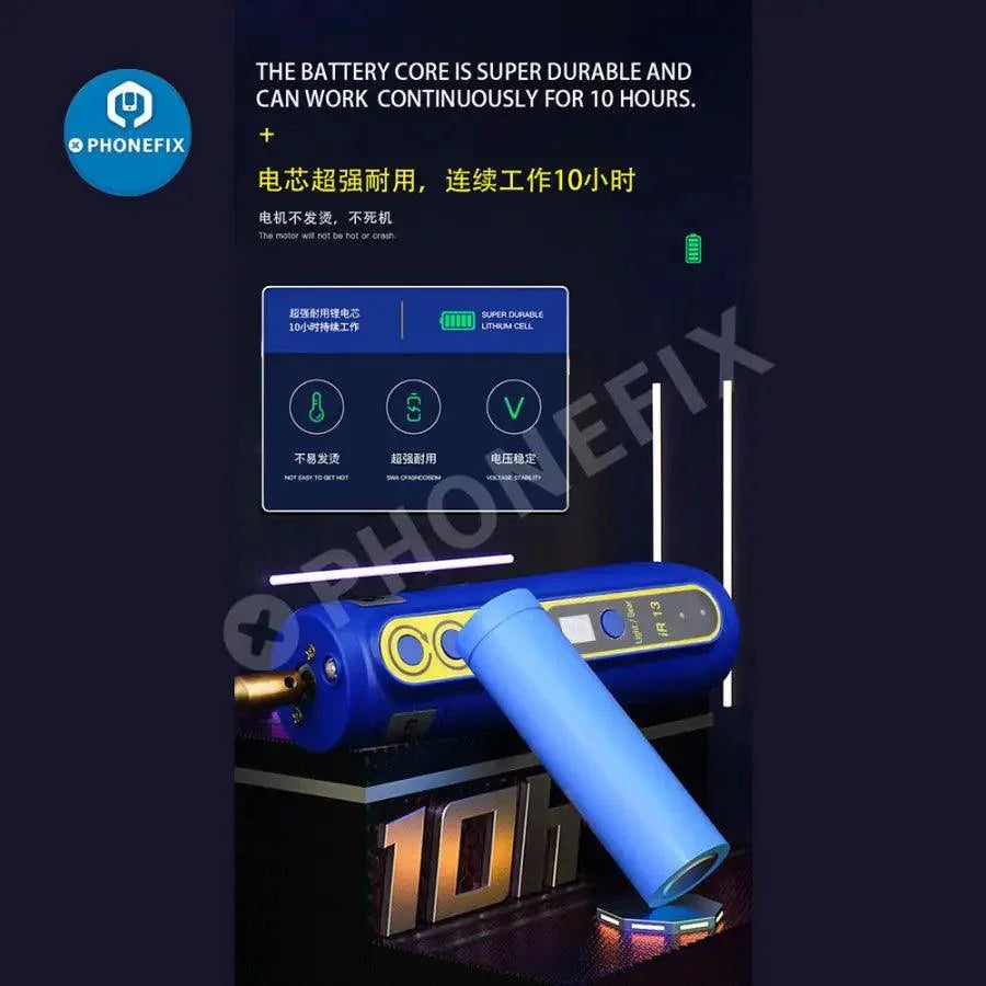 PHONEFIX Mechanic 6-in-1 PCB grinding and cutting tool for OCA glue cleaning and repair work, versatile and durable for electronics.