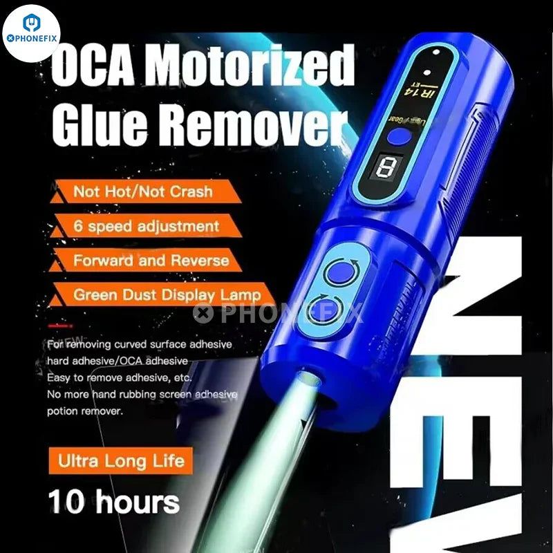 PHONEFIX Mechanic 6-in-1 PCB grinding tool for OCA glue cleaning, grinding, and cutting, designed for precise electronics repairs.