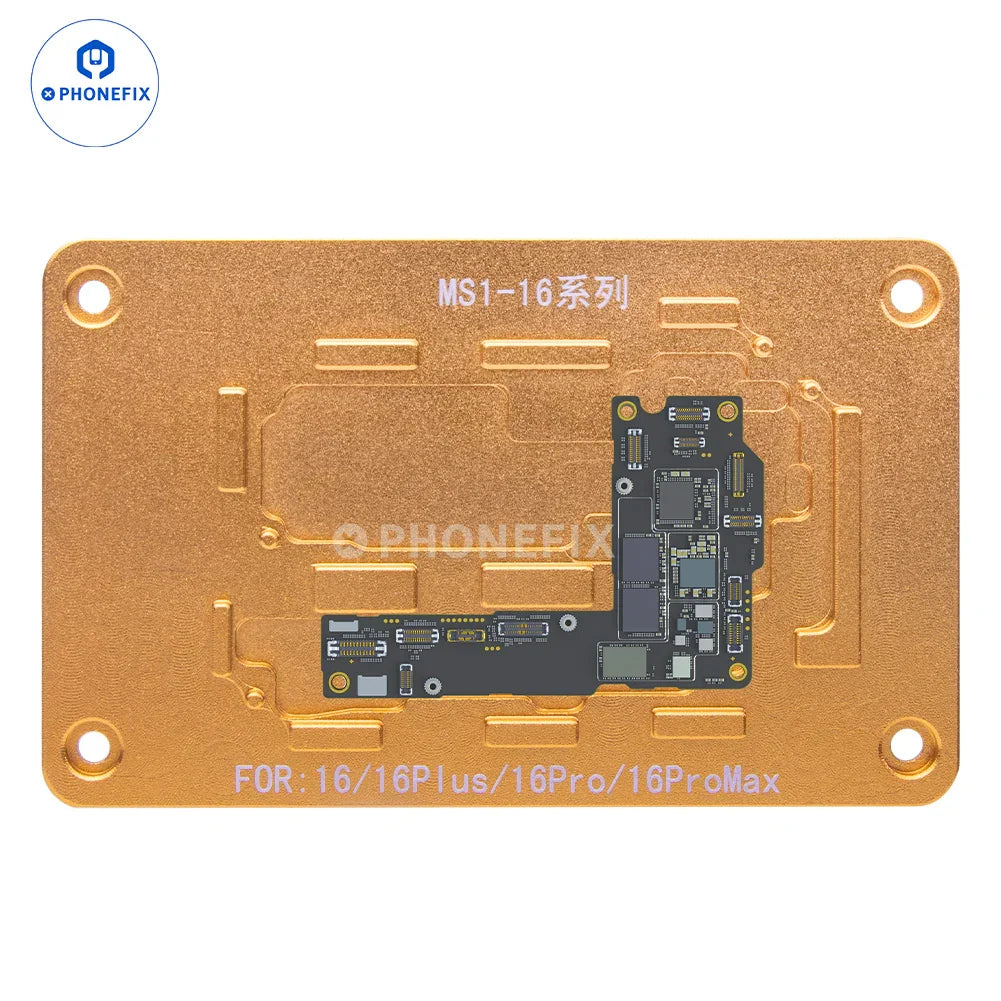 PHONEFIX BA13 PCB heating platform with universal US plug for iPhone X to 16 Pro Max preheating and repair.