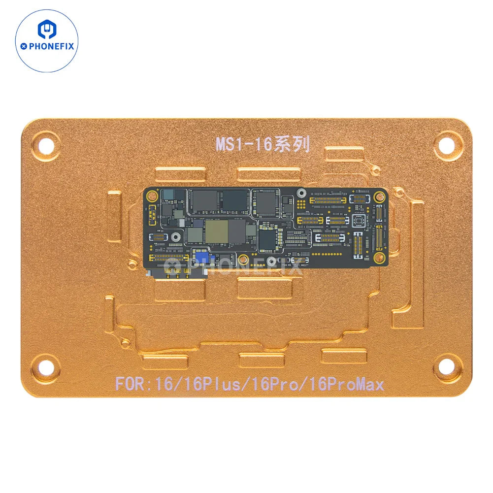PHONEFIX BA13 intelligent preheater PCB heating platform with universal module and US plug for iPhone X to 16 Pro Max repair.