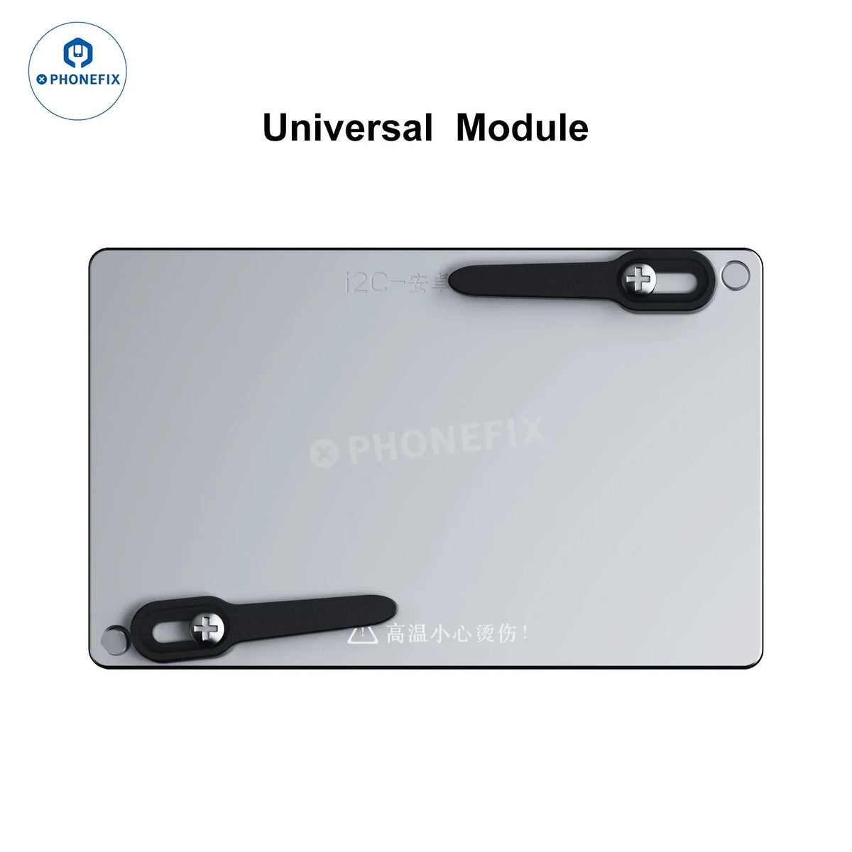 PHONEFIX I2C T18 motherboard layered desoldering station with PCB heating platform for iPhone X to 16 Pro Max repair.