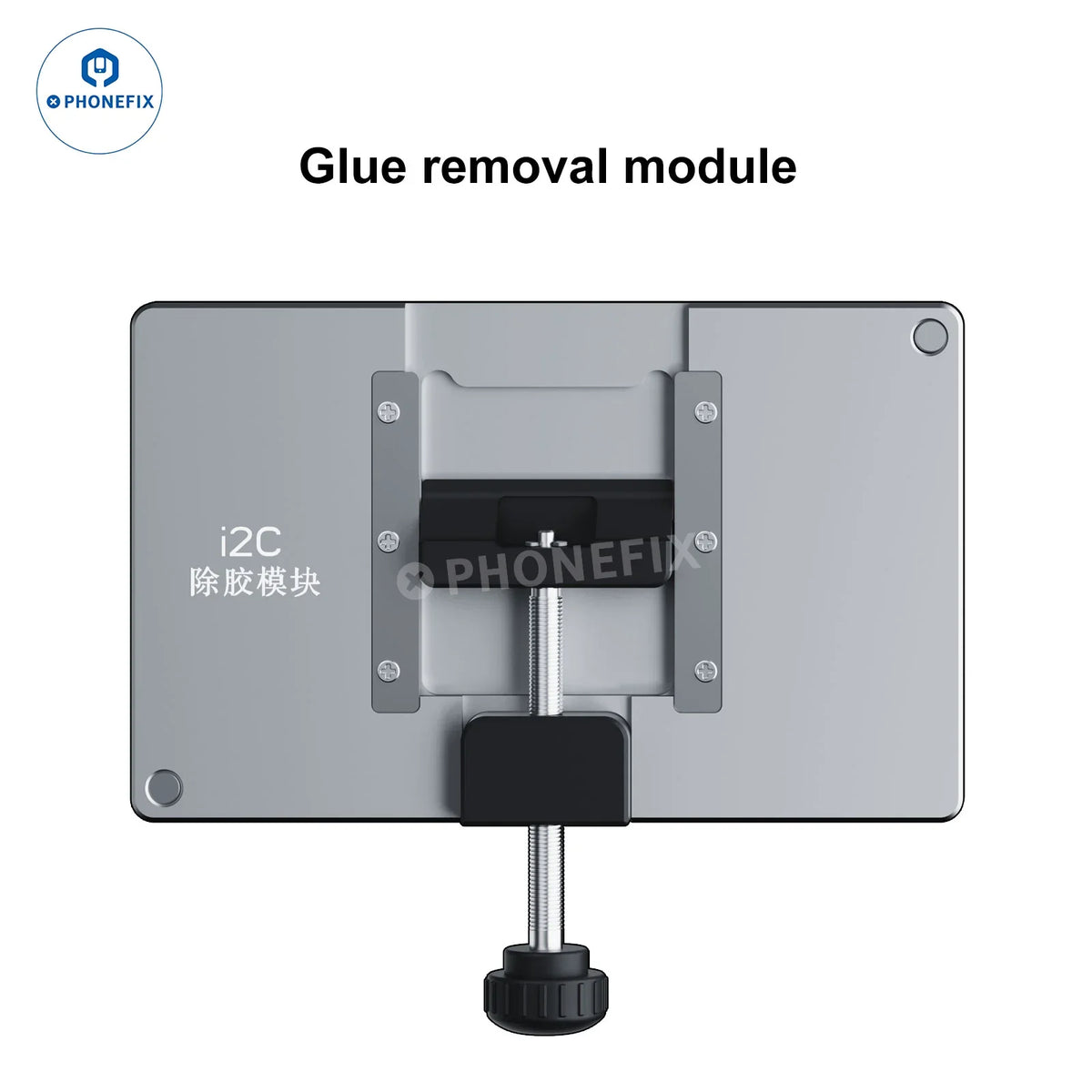 PHONEFIX I2C T18 motherboard layered desoldering station with PCB heating platform for iPhone X to 16 Pro Max, US plug, includes 5 molds.