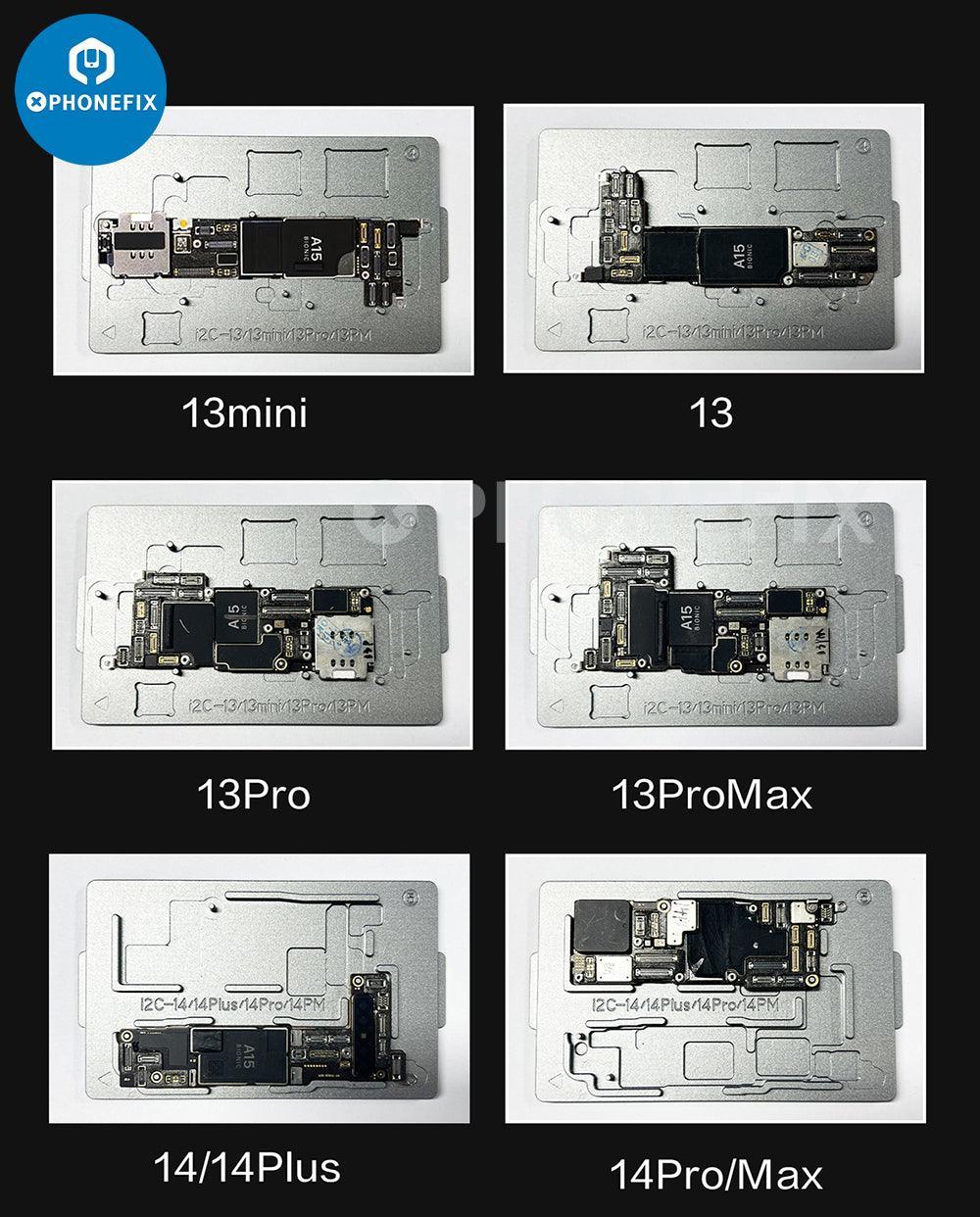 PHONEFIX i2C T20 PCB Heating Platform with 7 molds for iPhone X to 16 Pro Max de-soldering, 110V US plug, intelligent PCB station