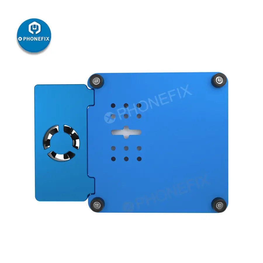 PhoneFix JC iHeater PCB heating platform for motherboard Face ID repair, used for desoldering and rework on electronic components.