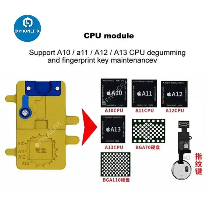 Aixun iHeater pre-heating station with thermostat platform and PCB heating plate for phone repair.