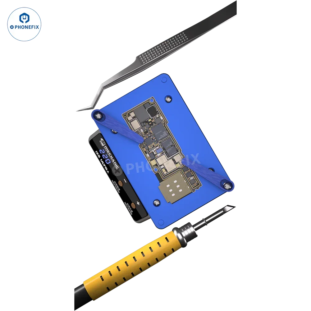 PHONEFIX Mechanic IX5 Ultra PCB Heating Platform for universal PCB welding and repair, featuring a sturdy, compact design.