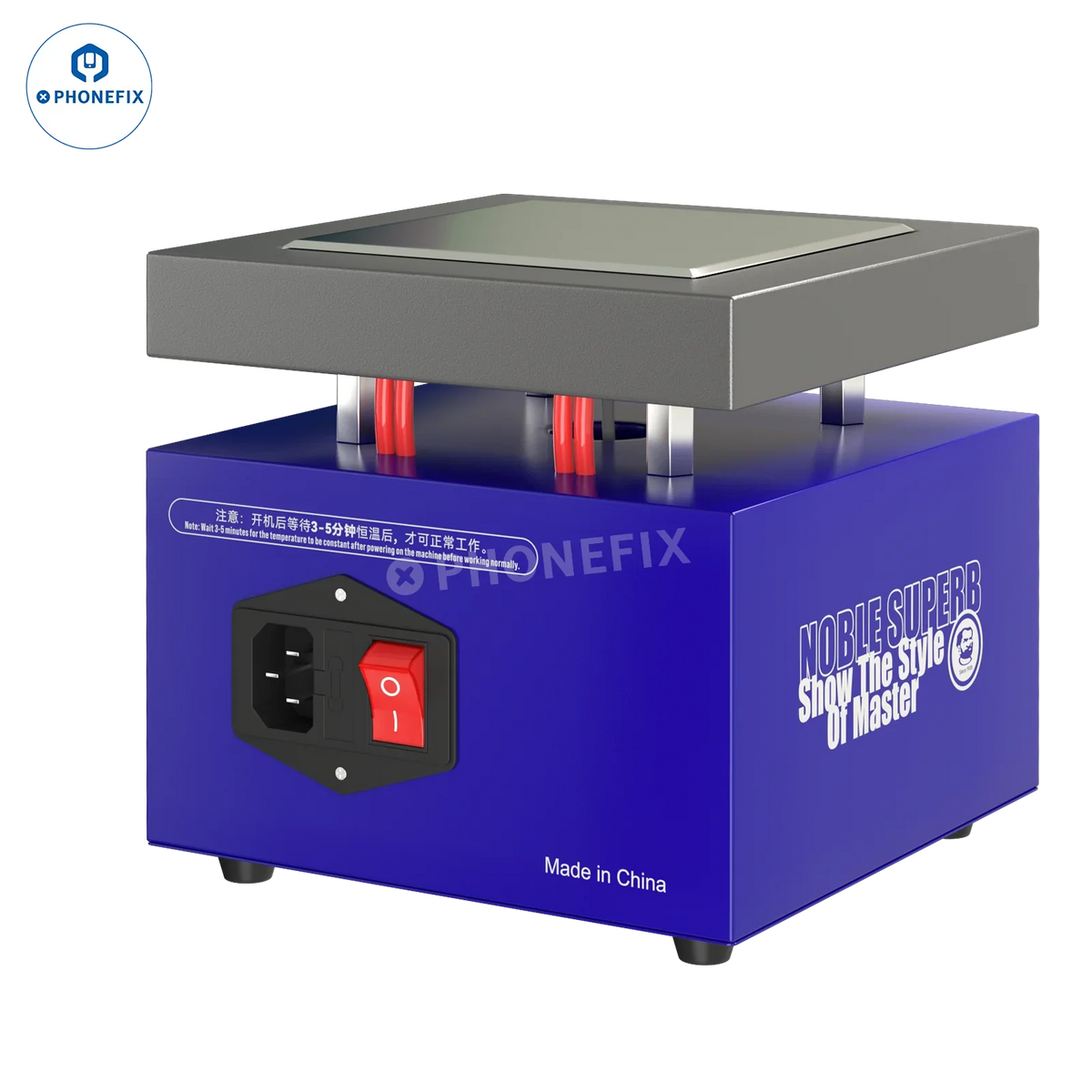 PHONEFIX Mechanic HT-10 digital PCB heating platform with adjustable temperature control and compact design for precise circuit board heating.