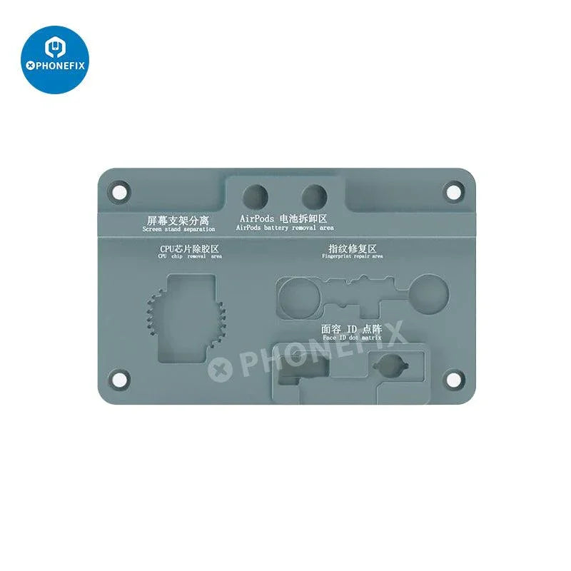 Station de préchauffage à souder iRepair MS1 pour iPhone X-16 Pro Max, plateforme de chauffage de circuit imprimé de PHONEFIX, utilisée pour la réparation de téléphones.