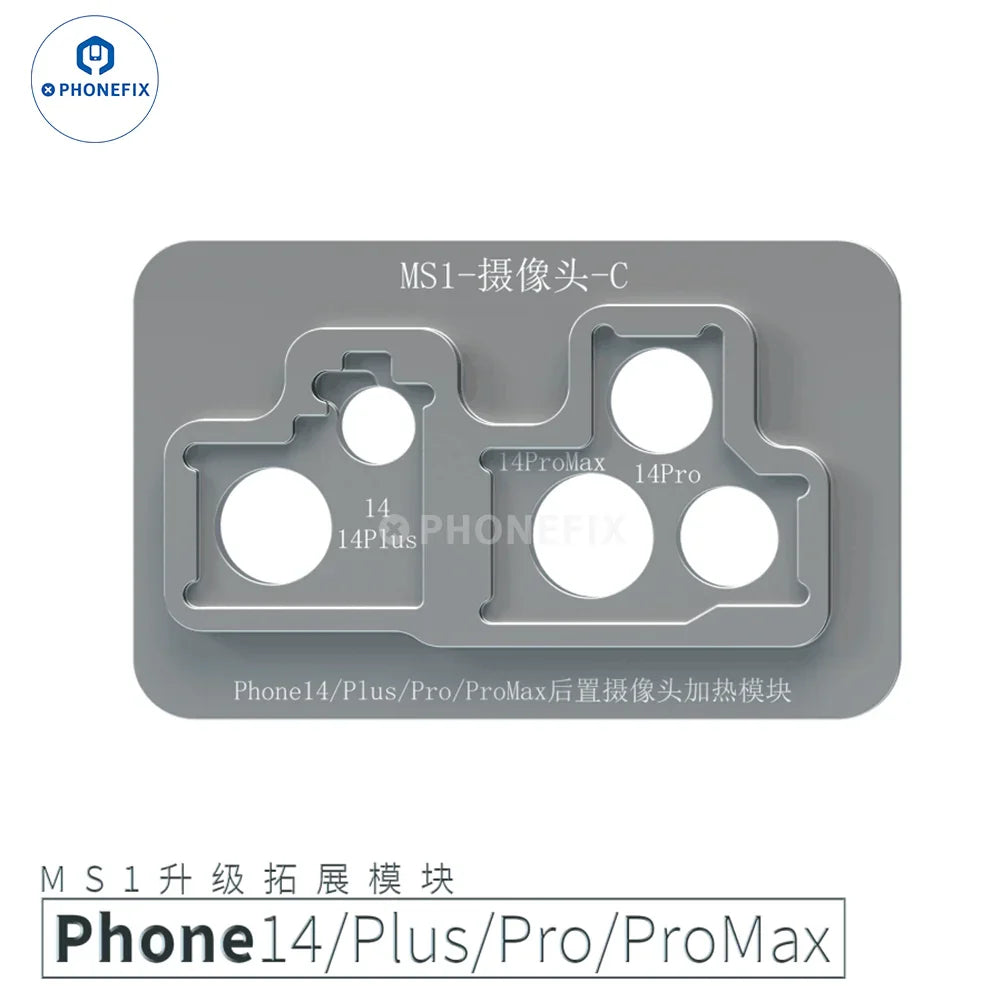Station de préchauffage à souder PHONEFIX iRepair MS1 pour iPhone X-16 Pro Max avec plateforme chauffante pour circuit imprimé pour la réparation électronique.