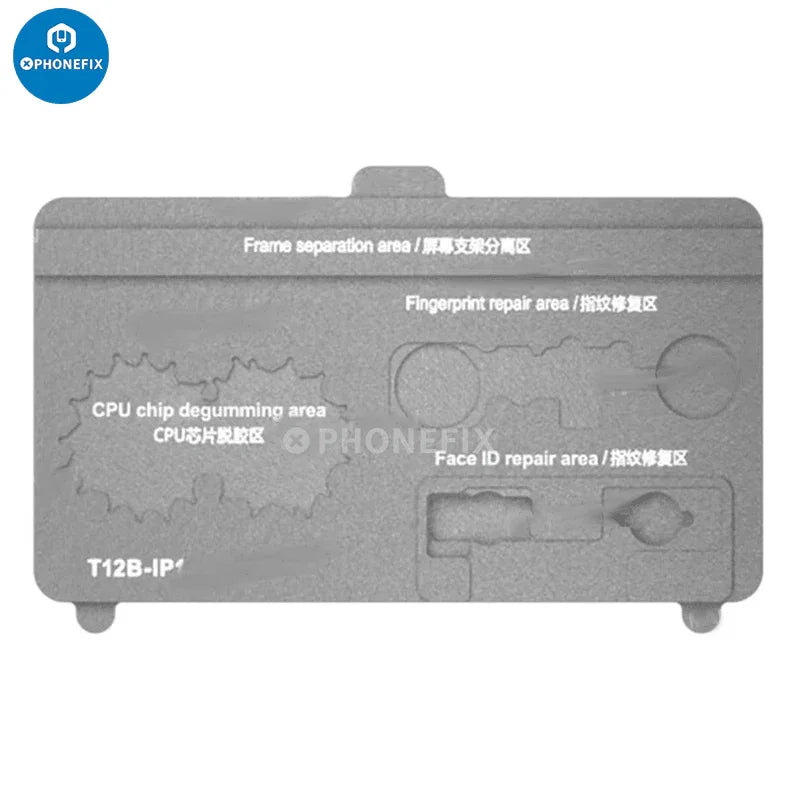 PhoneFix SS-T12B PCB heating platform for Android and iPhone repair, with 15-in-1 set and US plug for motherboard heating.