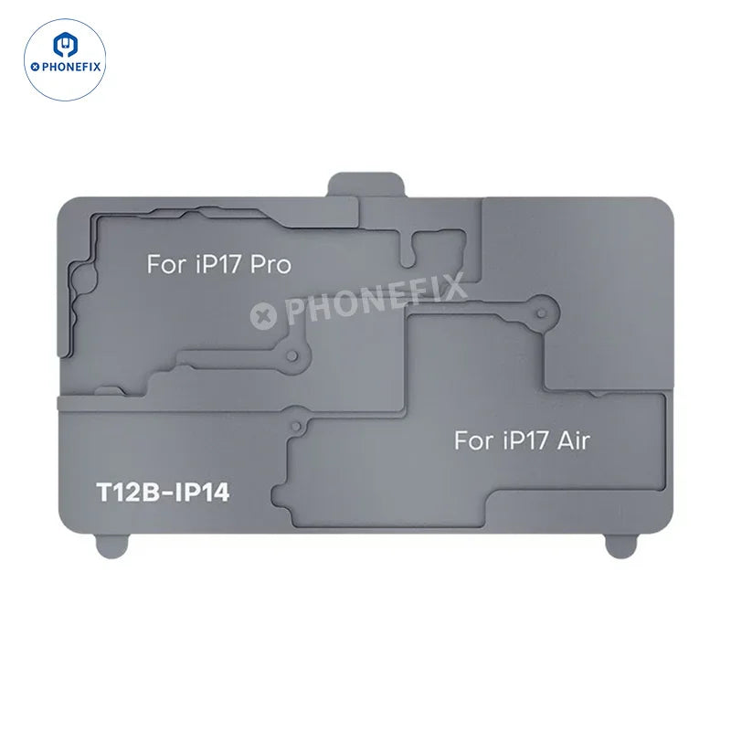 PHONEFIX SS-T12B motherboard heater platform for Android and iPhone repair, 15-in-1 PCB heating platform with US plug.