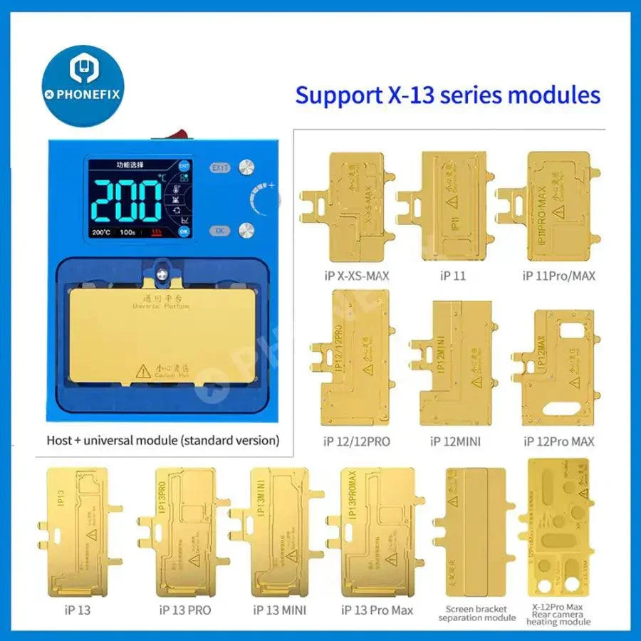 JC Aixun iHeater Pro PCB heating platform for phone board desoldering, used for preheating and repair tasks by PHONEFIX.