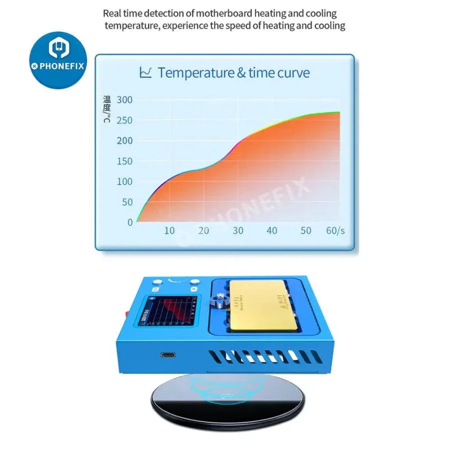 JC Aixun iHeater Pro PCB heating platform by PHONEFIX for phone board desoldering and preheating.