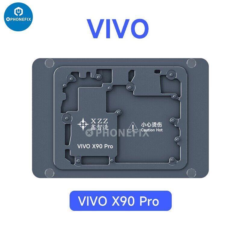 XZZ L2023 intelligent desoldering station for iPhone X to Pro Max with PCB heating platform by PHONEFIX, used for electronic repairs.