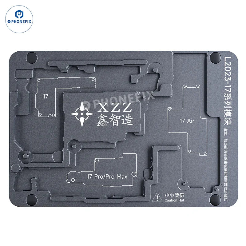 PHONEFIX XZZ L2023 intelligent desoldering station with PCB heating platform for iPhone X to Pro Max repair.