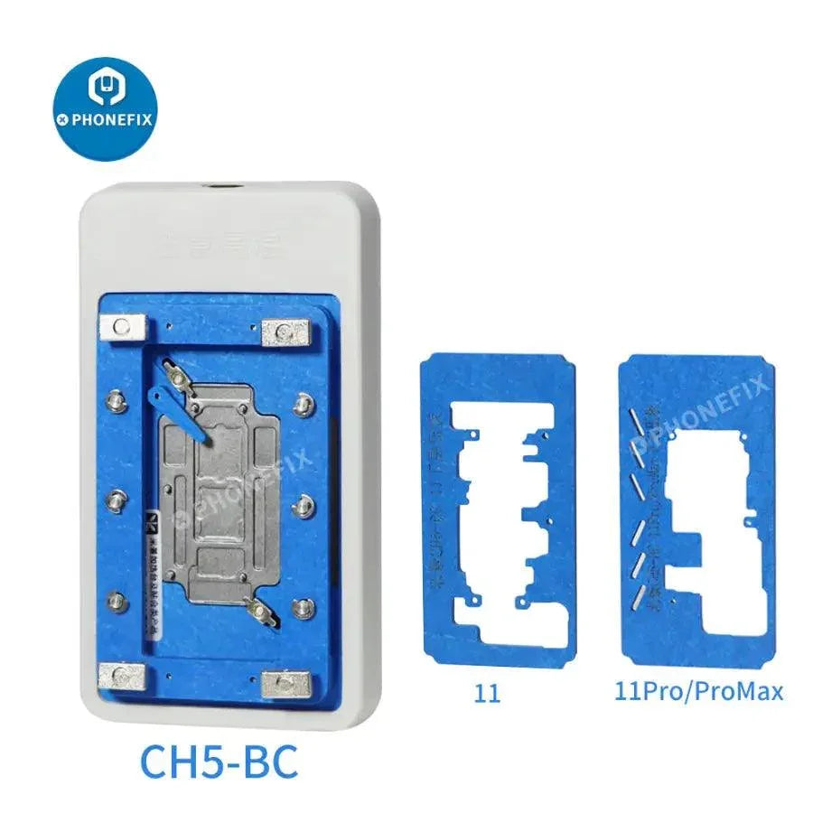 Plateforme multicouche de carte mère MiJing CH5 pour iPhone X-12 Pro Max, plateforme de chauffage de circuit imprimé par PHONEFIX, utilisée pour la réparation de téléphones.