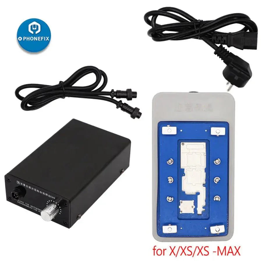 Plateforme multicouche de carte mère MiJing CH5 pour iPhone X à 12 Pro Max, plateforme chauffante de circuit imprimé utilisée pour la réparation et l'assemblage de téléphones.