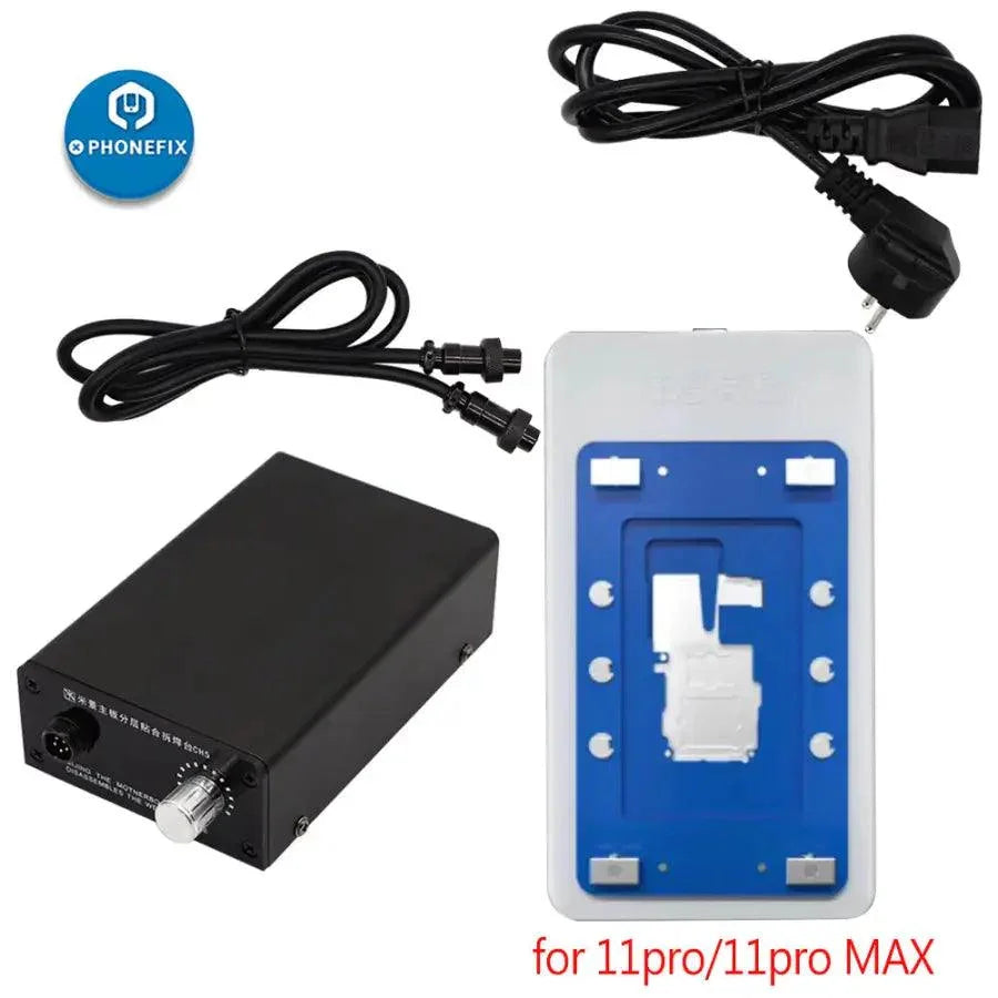 Plateforme multicouche de carte mère MiJing CH5 pour iPhone X-12 Pro Max, plateforme chauffante de circuit imprimé, utilisée pour la réparation et l'assemblage de téléphones.