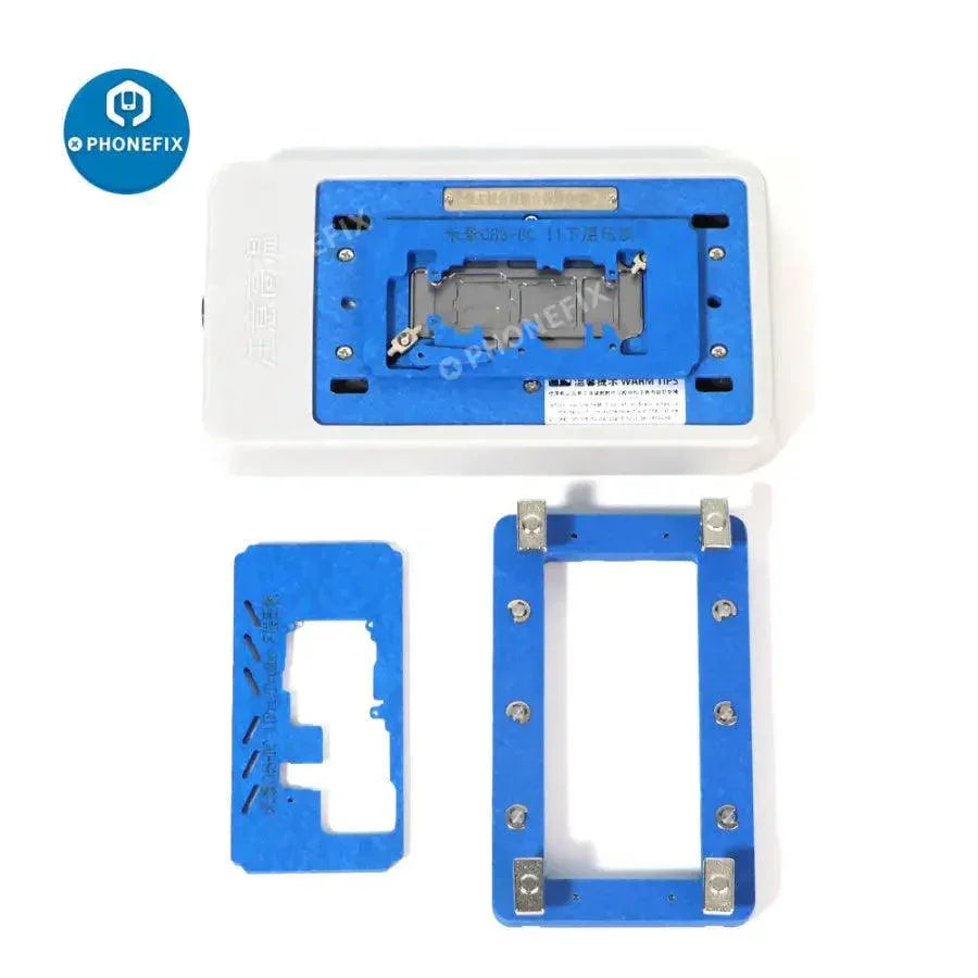 Plateforme multicouche de carte mère MiJing CH5 pour iPhone X à 12 Pro Max, plateforme de chauffage de circuit imprimé par PHONEFIX pour la réparation de téléphones.