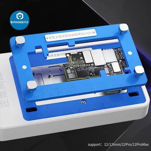 Plateforme chauffante MiJing CH5 pour carte mère iPhone X-12 Pro Max, outil de réparation de carte mère multicouche, utilisé par PHONEFIX pour la réparation de téléphones.