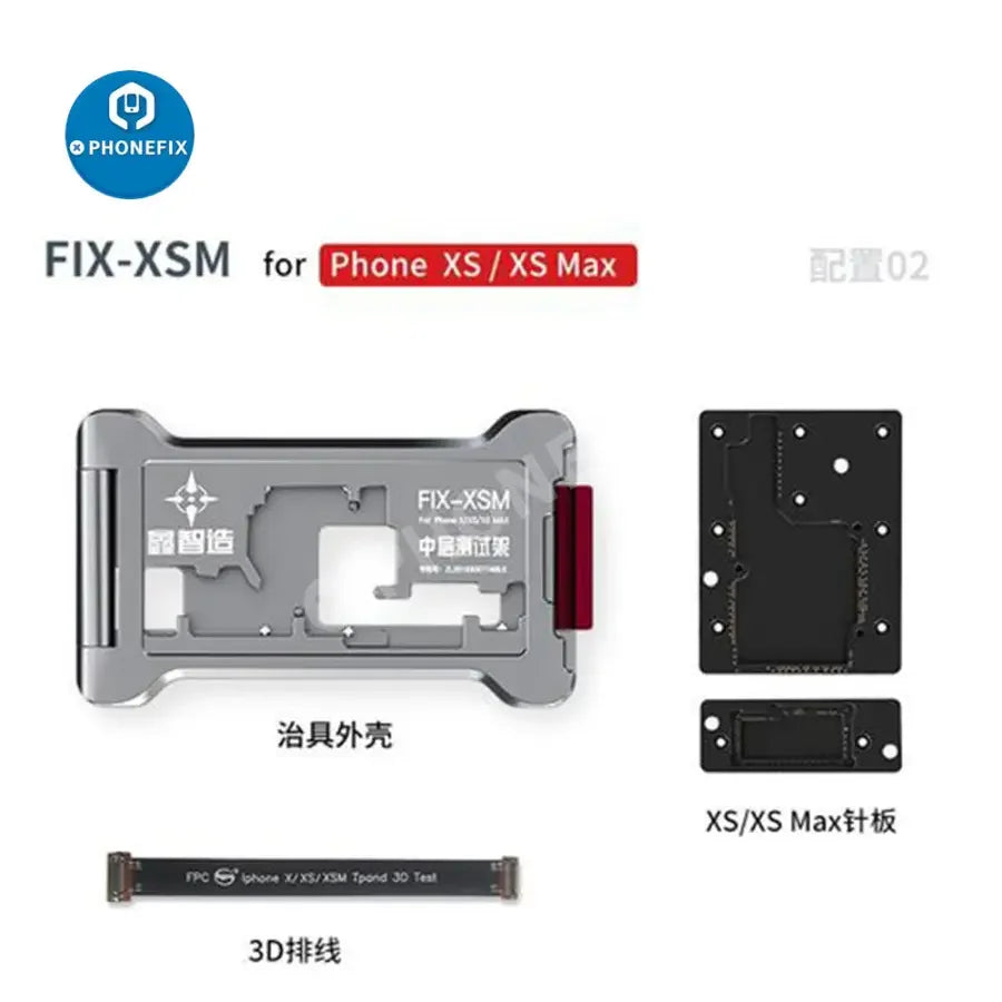 Bastidor de prueba por capas para placa base XZZ para iPhone X-16 Pro Max, dispositivo separador de PCB utilizado para la reparación y prueba de teléfonos.