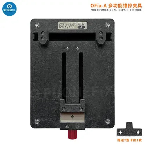PhoneFix Amaoe OFix-A AFix-B universal PCB holder, a phone repair fixture for secure PCB separation and repair tasks.