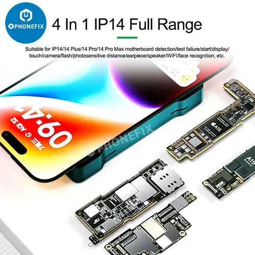 Relife T-011 4-in-1 Middle Layer Motherboard Tester for iPhone 14 series, PCB separating fixture by PHONEFIX.
