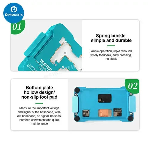 Testeur de carte mère de couche intermédiaire 4 en 1 Relife T-011 pour la série iPhone 14, dispositif de séparation de PCB par PHONEFIX.