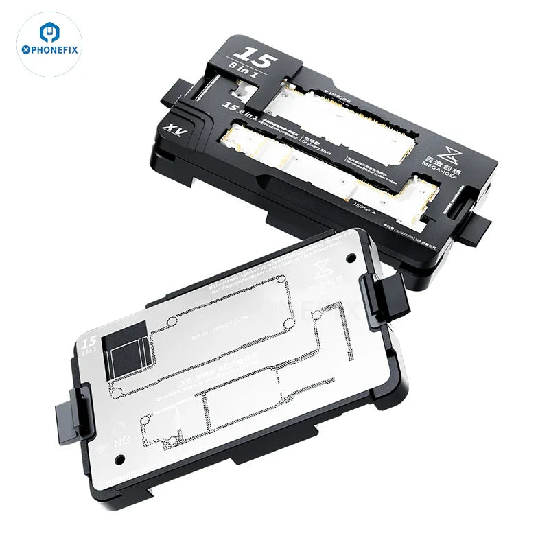 PHONEFIX motherboard test fixture for iPhone X to 16 Pro Max, PCB separating fixture used for repairing and testing iPhone motherboards.