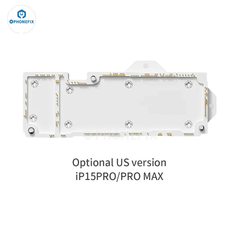 PHONEFIX motherboard test fixture for iPhone X to 16 Pro Max, PCB separating fixture used for iPhone repair and testing.