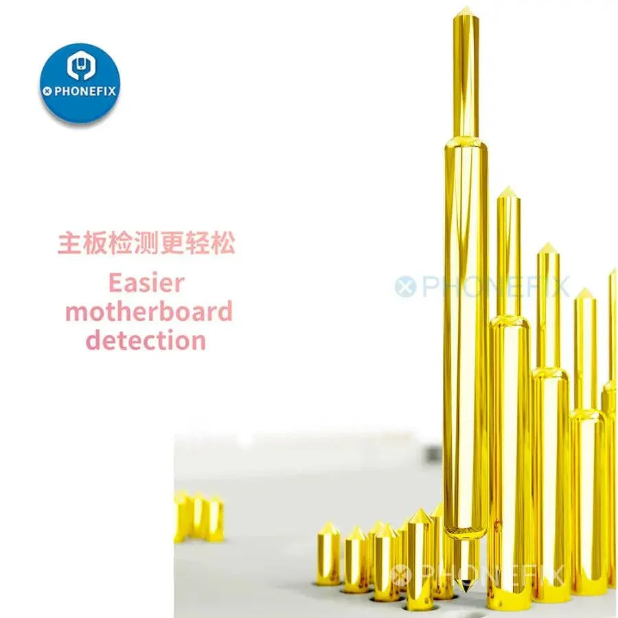 Qianli iSocket motherboard test fixture for iPhone X to 16 Pro Max, used for PCB separation and repair by PHONEFIX.
