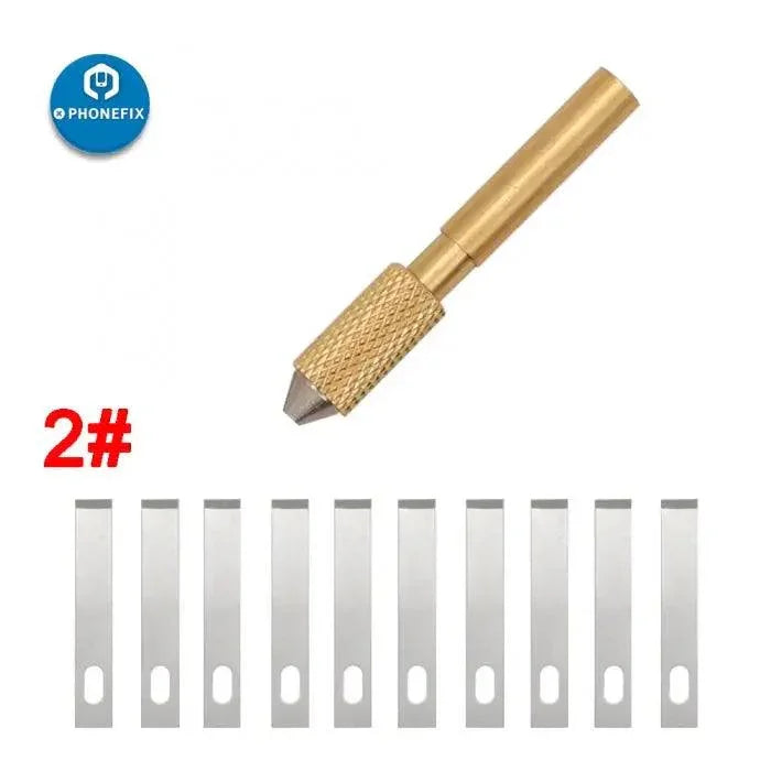 PHONEFIX 936 soldering iron with heating scraper for PCB repair and UV glue removal, 60W, 110V electric soldering tool.