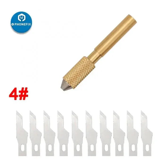 PHONEFIX 936 Soldering Iron and Heating Scraper for PCB repair and UV glue removal, with a 60W heating element and ergonomic design.