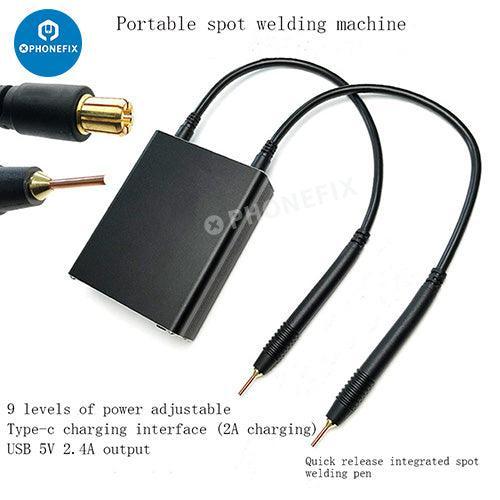 Phonefix DH20Pro portable spot soldering machine with quick release pen, compact PCB soldering tool for precise electronics work