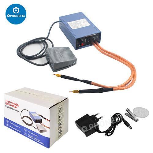 DH20Pro portable spot soldering machine with quick-release pen, compact PCB soldering tool by PHONEFIX for precise electronic repairs.