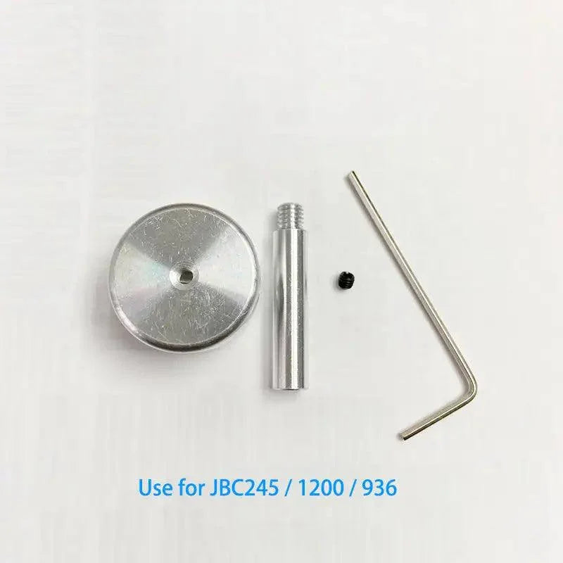 Small copper pre-heating mini head for JBC C210 C245 soldering iron tips, designed for PCB soldering tools by PHONEFIX.