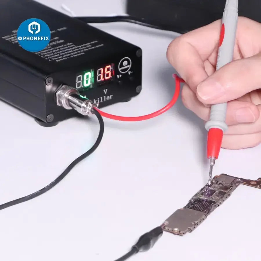 Phonefix Shortkiller Burning Detection Box for mobile short circuit and motherboard repair, PCB soldering tool from PHONEFIX.