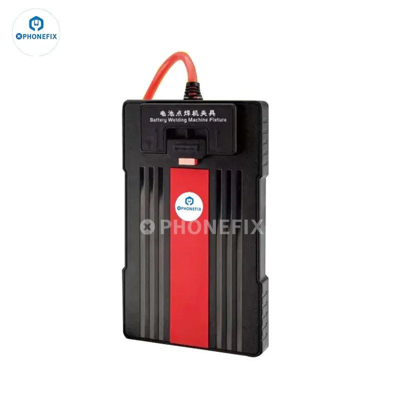 PHONEFIX W23 universal battery fixture for spot welding machine, used for PCB soldering and battery maintenance.