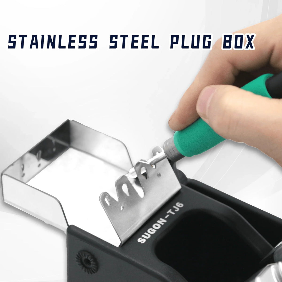 PHONEFIX TJ6 stand sleep seat holder for JBC, SUGON, Aifen soldering station, designed for PCB soldering tools and station stability.